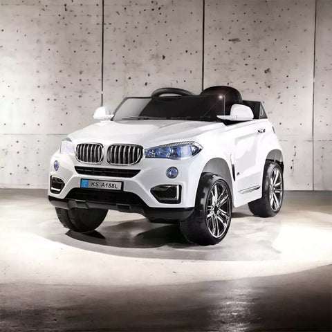 BMW X5 Inspired Kids Ride On SUV with Remote Control | White