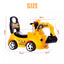 CONSTRUCTION kids yellow ride on car