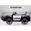 ROW KIDS Ride-On Car Patrol Electric Battery Powered Toy Black
