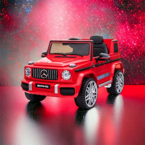 Mercedes Benz AMG G63 Kids Red Electric Ride On Car