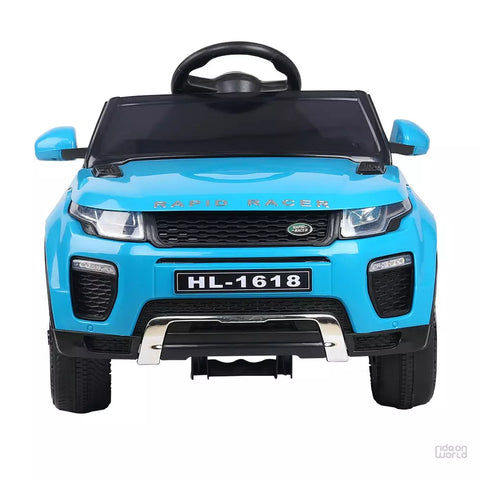 ROVER BLUE black ride on electric car