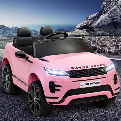 RANGE ROVER PINK Kids Ride On Car Licensed Land Rover 12V Electric Car Toys Battery Remote Pink