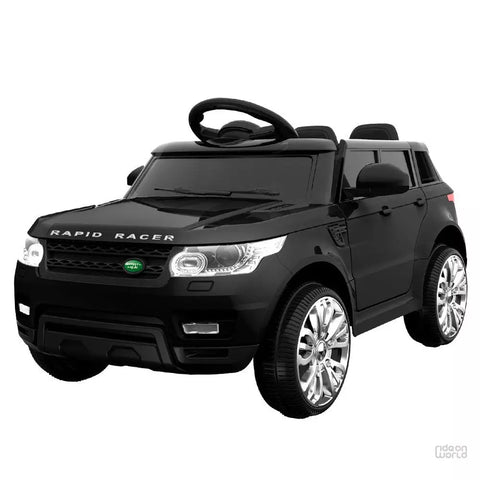 ROVER BLACK black ride on electric car